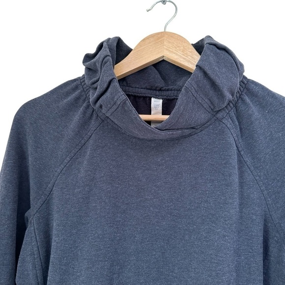 Lululemon Oversize Navy Collar Sweatshirt Long Sleeve Jacket, Size 6 - Picture 2 of 6